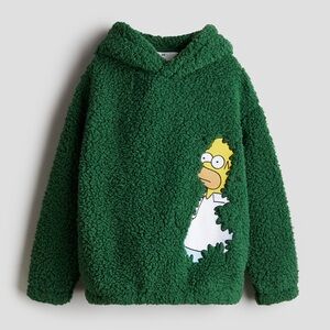 The Simpsons x H&M Green Fleece Hoodie